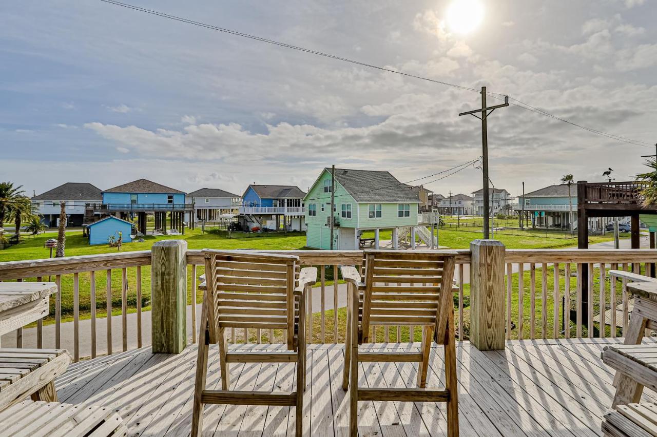 Beachslapped Bolivar Peninsula Buitenkant foto
