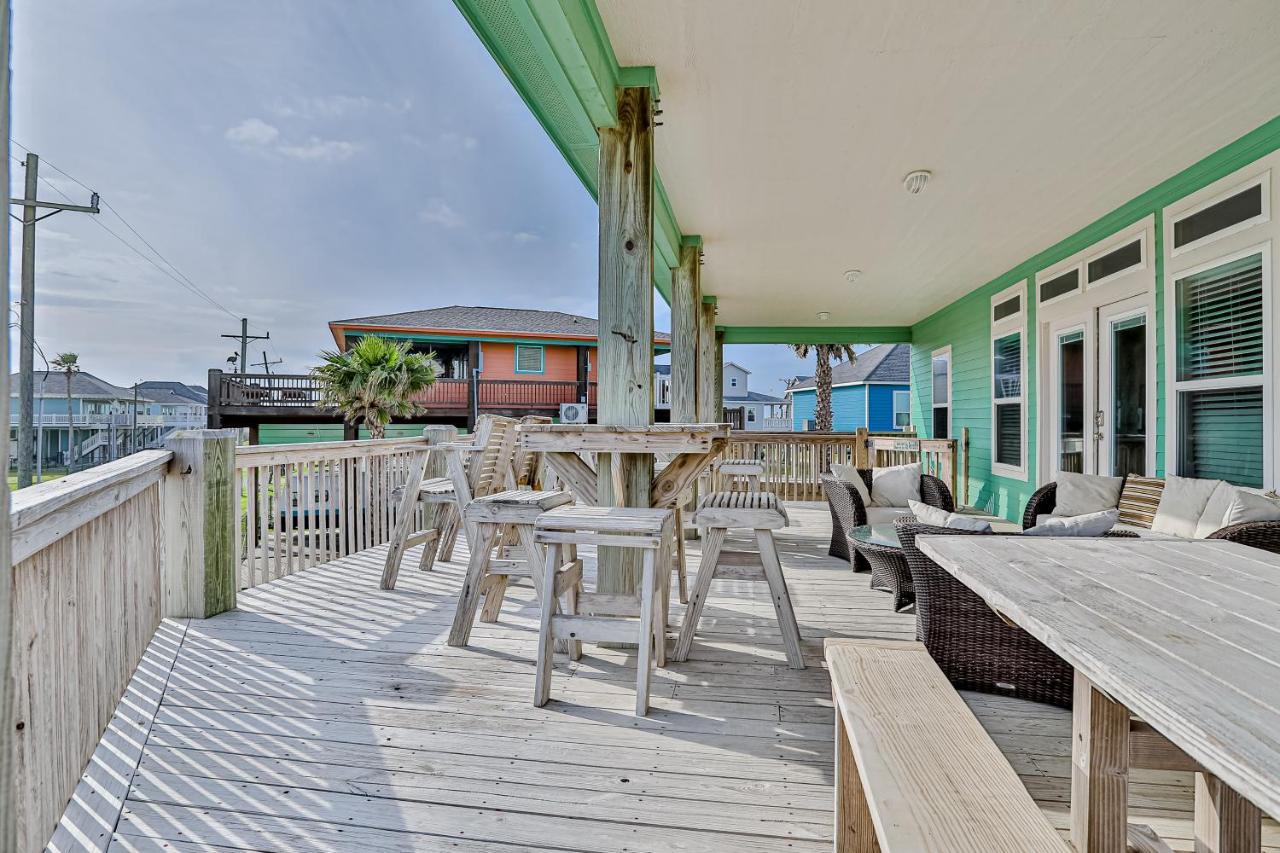 Beachslapped Bolivar Peninsula Buitenkant foto