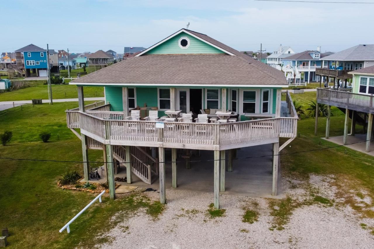 Beachslapped Bolivar Peninsula Buitenkant foto