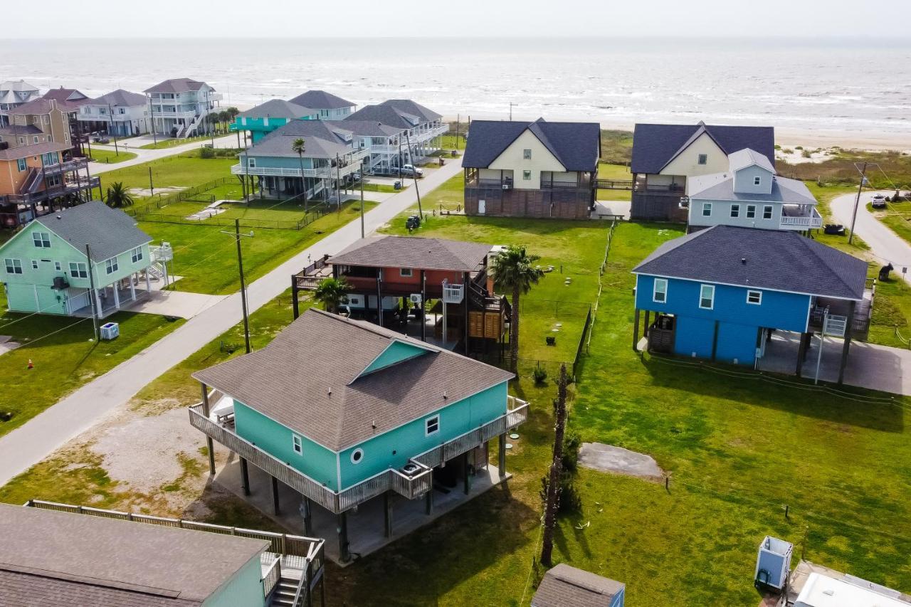 Beachslapped Bolivar Peninsula Buitenkant foto