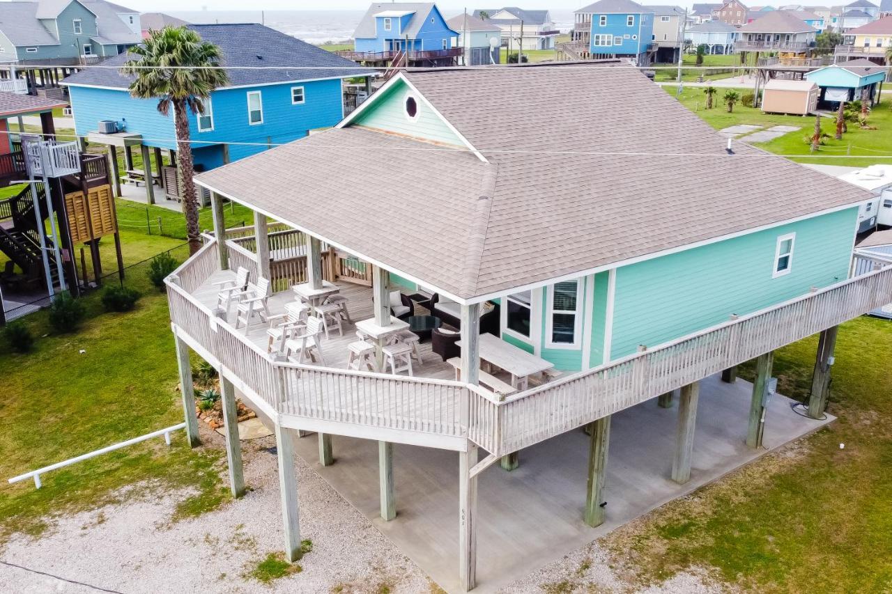 Beachslapped Bolivar Peninsula Buitenkant foto